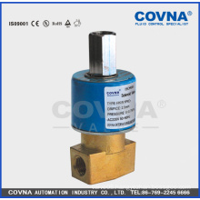 direct acting 2 position 3 way medium water brass 220V 1/4" normall close solenoid valve